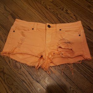 Dittos Orange Cut off short